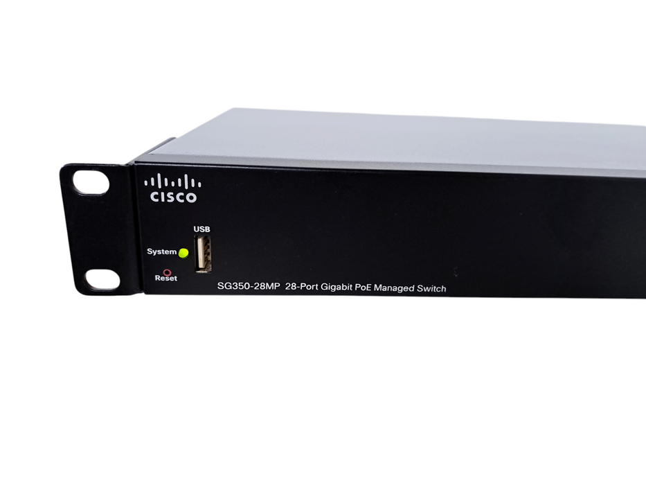 Cisco SG350-28MP 28-Port Gigabit PoE+ Managed Switch 4x SFP