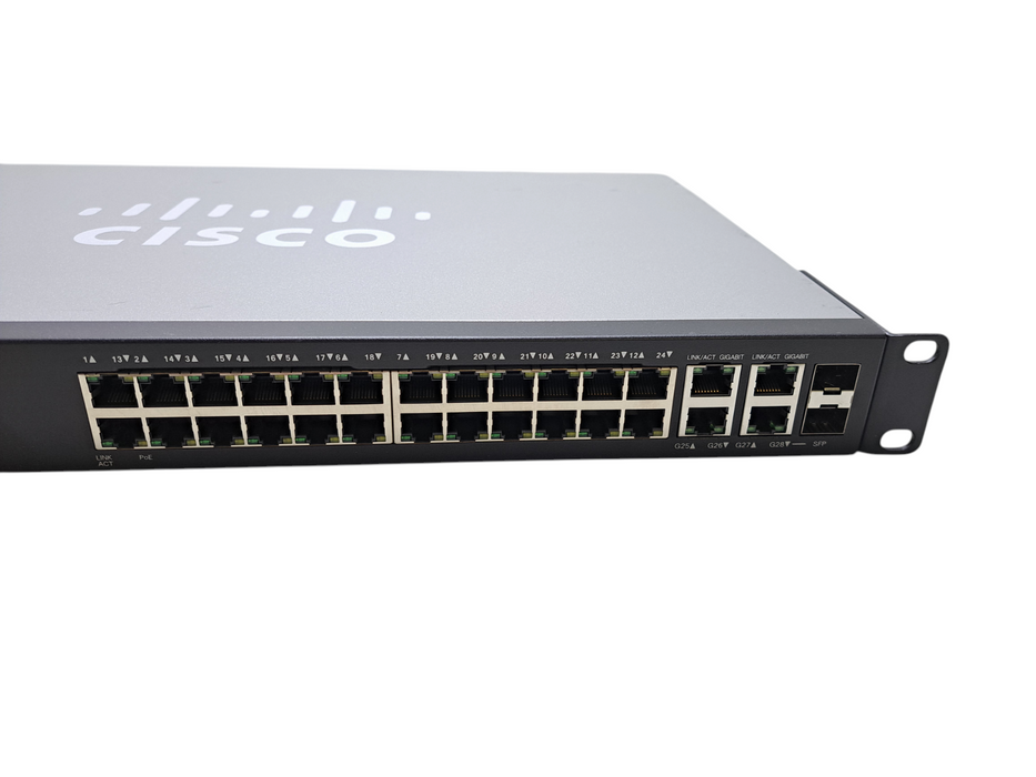 Cisco SG300-28PP-K9 | 28-Port Gigabit PoE+ Managed Switch