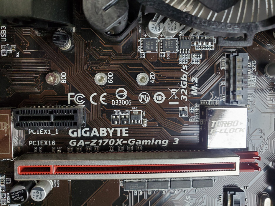 Gigabyte GA-Z170X-Gaming 3 Motherboard - Core i5-6600 - No RAM/GPU *READ*