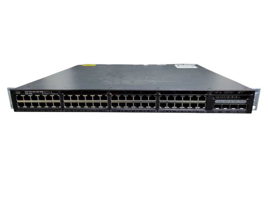 Cisco WS-C3650-48FD-E V02| 48-Port Gigabit PoE+ Switch 2x 10G SFP+ 2x 1025W