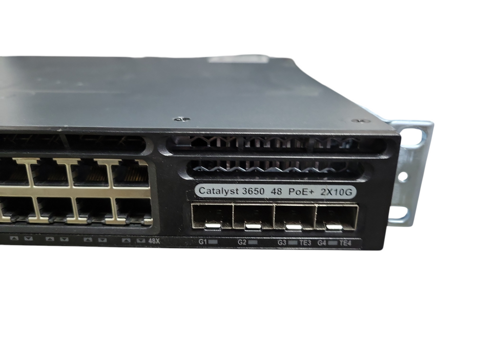 Cisco WS-C3650-48FD-E V02| 48-Port Gigabit PoE+ Switch 2x 10G SFP+ 2x 1025W