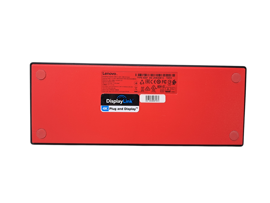 Lenovo ThinkPad Hybrid USB-C with USB-A Dock w/ 135W Adapter | DUD9011D1