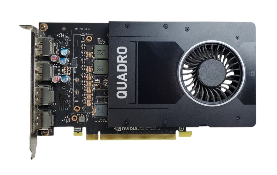 NVIDIA Quadro P2000 5GB GDDR5 Graphics Card | 4x DisplayPort