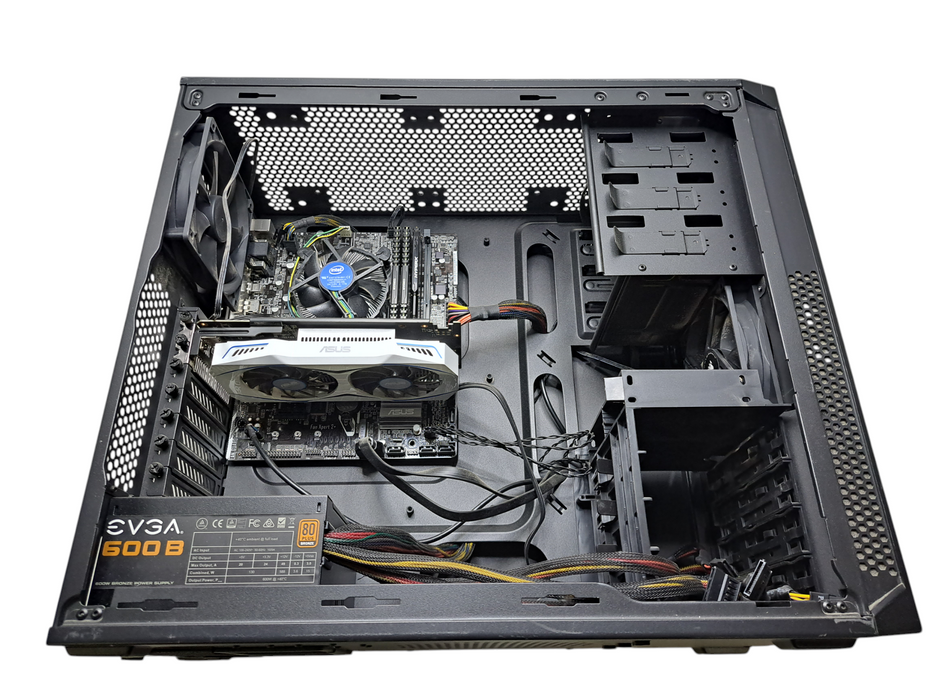 Asus B250M-A w/ Intel Core i5-6600, 16GB DDR4, GTX 1050 Ti, 256GB NVMe, 600W PSU