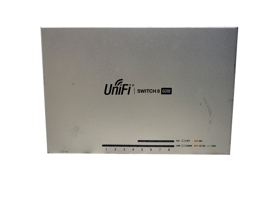 Ubiquiti Networks UniFi 8 Port Managed Gigabit Switch US-8-60W POE No AC