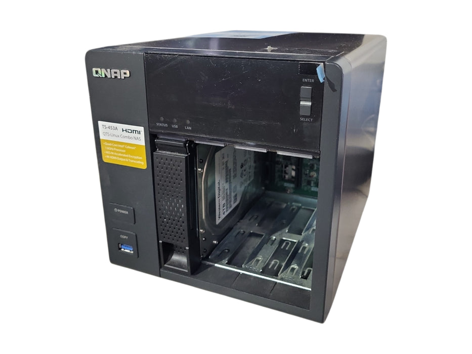 QNAP TS-453A 4-Bay NAS, Celeron N3160 1.60GHz, 4GB RAM w/ 1x 4TB HDD
