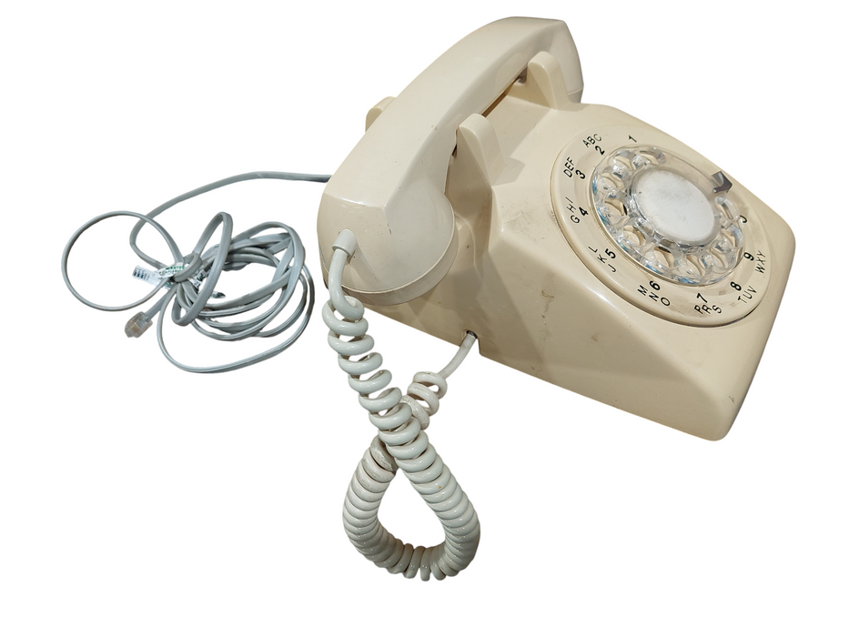 Vintage Northern Telecom Rotary Dial Telephone Beige 1974 Made in Canada