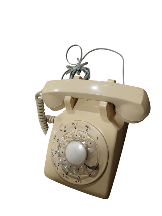 Vintage Northern Telecom Rotary Dial Telephone Beige 1974 Made in Canada