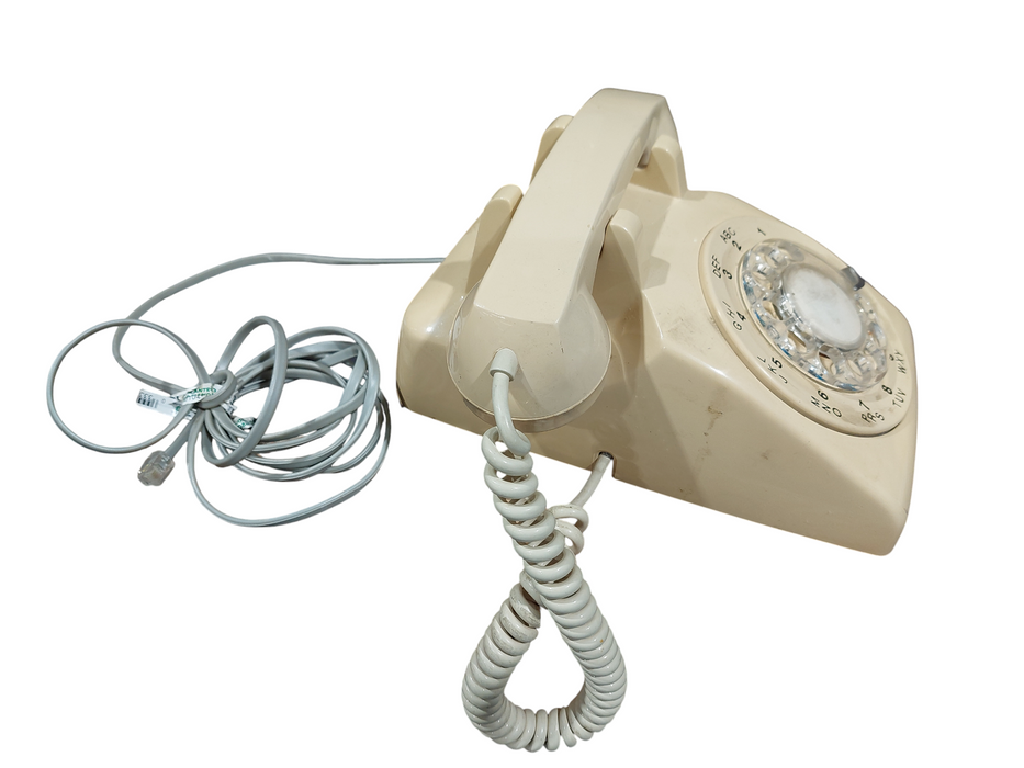 Vintage Northern Telecom Rotary Dial Telephone Beige 1974 Made in Canada