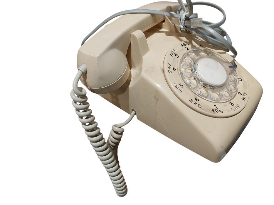 Vintage Northern Telecom Rotary Dial Telephone Beige 1974 Made in Canada