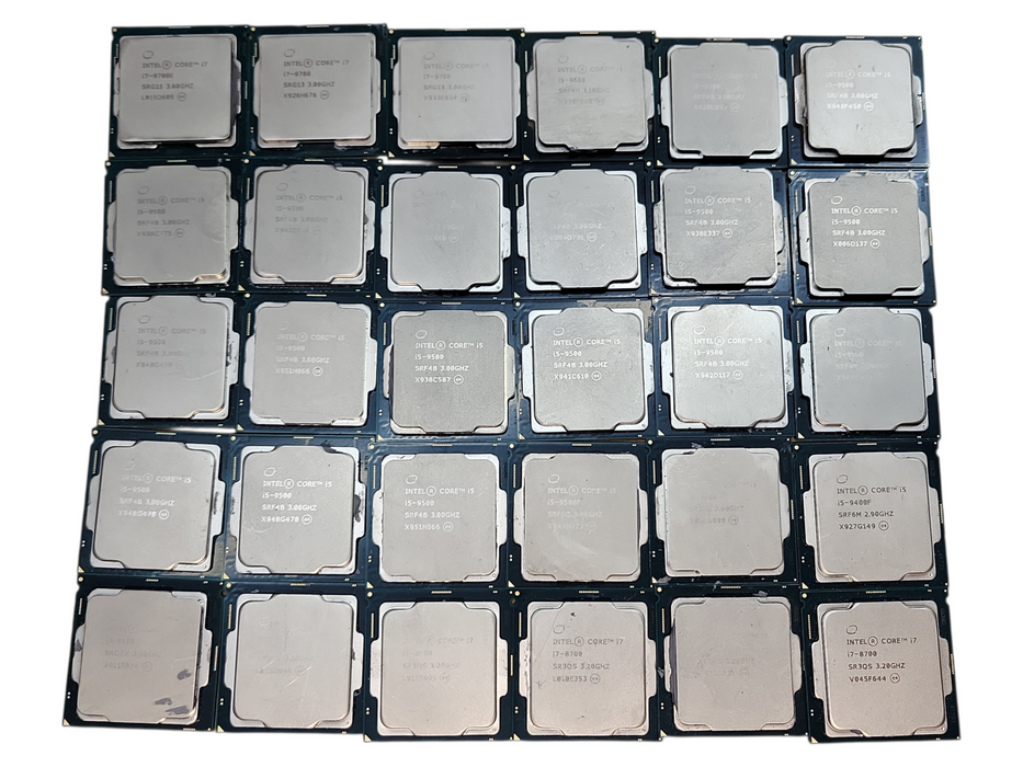 Lot of 117x, 6th to 9th Gen i-series Desktop CPUs (CPU69-50)