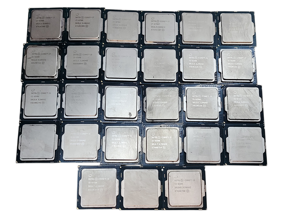 Lot of 117x, 6th to 9th Gen i-series Desktop CPUs (CPU69-50)