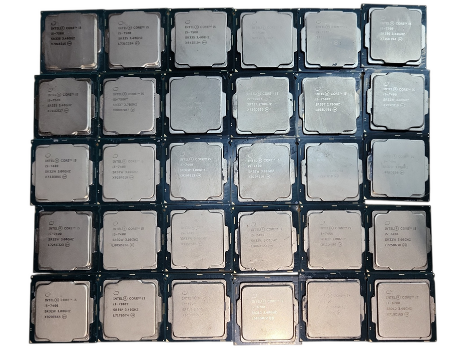 Lot of 117x, 6th to 9th Gen i-series Desktop CPUs (CPU69-50)