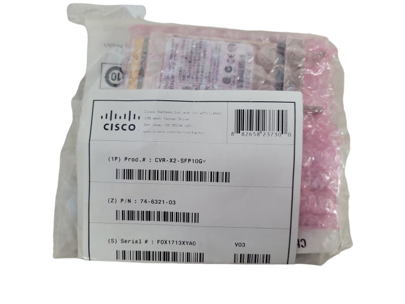 NEW Cisco CVR-X2-SFP10G 74-6321-03 X2 To SFP Adapter TenGig Converter Module Q!