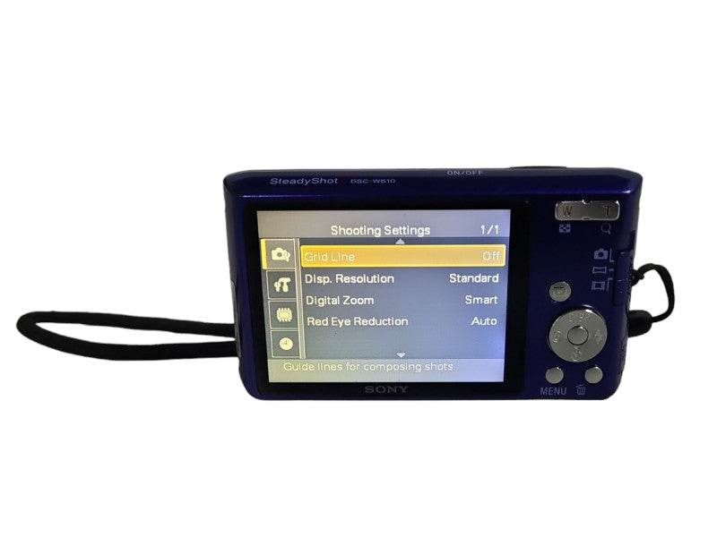 Sony Cyber-Shot DSC-W610 14.1MP Digital Camera, No battery