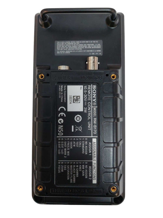 Sony Camera Remote Control Unit Model: RM-B170 =