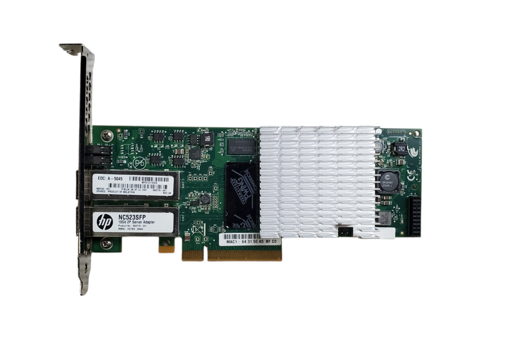HP NC523SFP 10Gb 2P Server Adapter - 593715-001 - QLE3242-HP