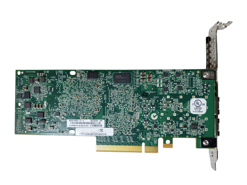 HP NC523SFP 10Gb 2P Server Adapter - 593715-001 - QLE3242-HP