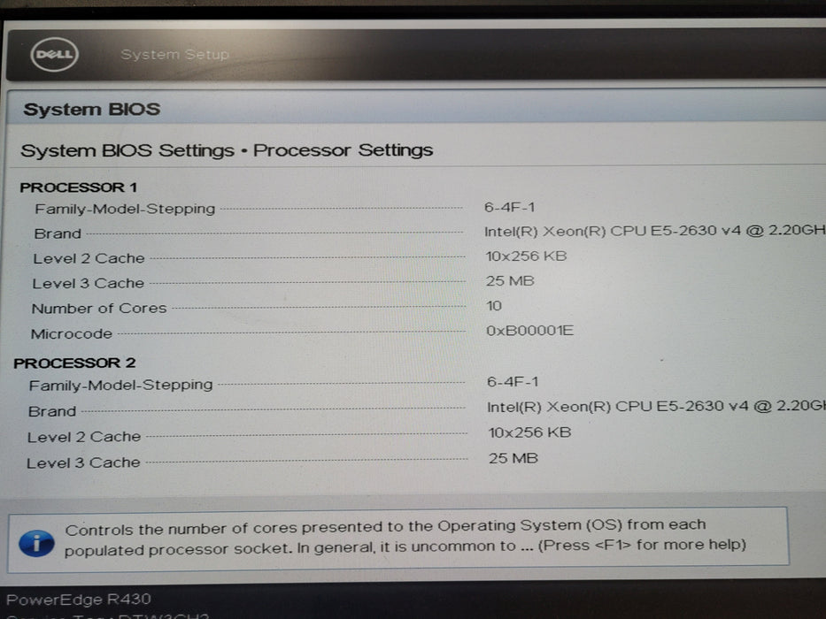 Dell PowerEdge R430 8x 2.5" | 2x Xeon E5-2630 v4 CPU, 96GB DDR4, H730P Mini