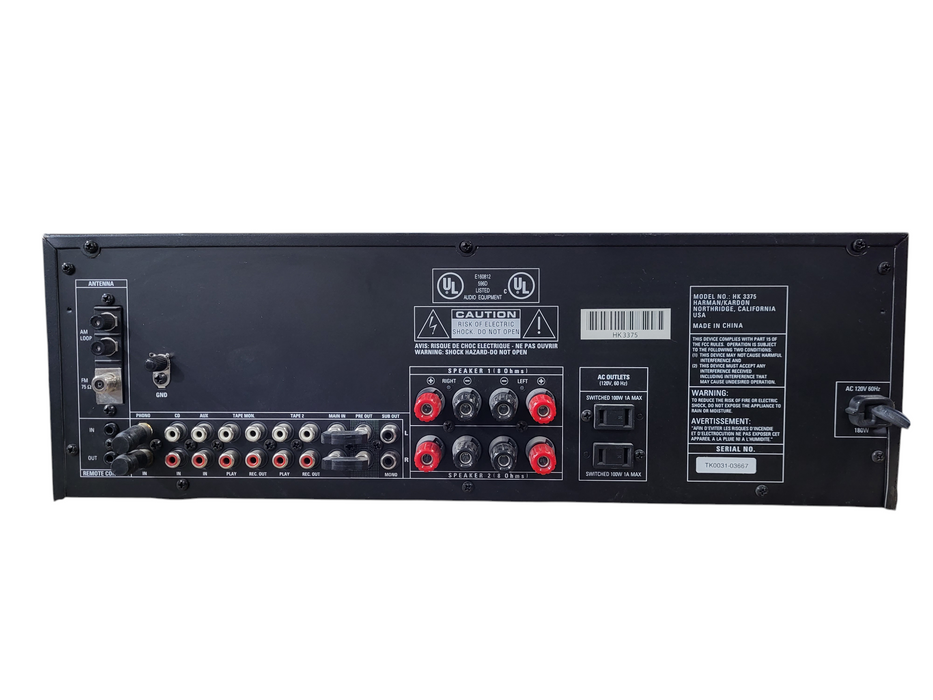 Harman/Kardon HK3375 Stereo Receiver