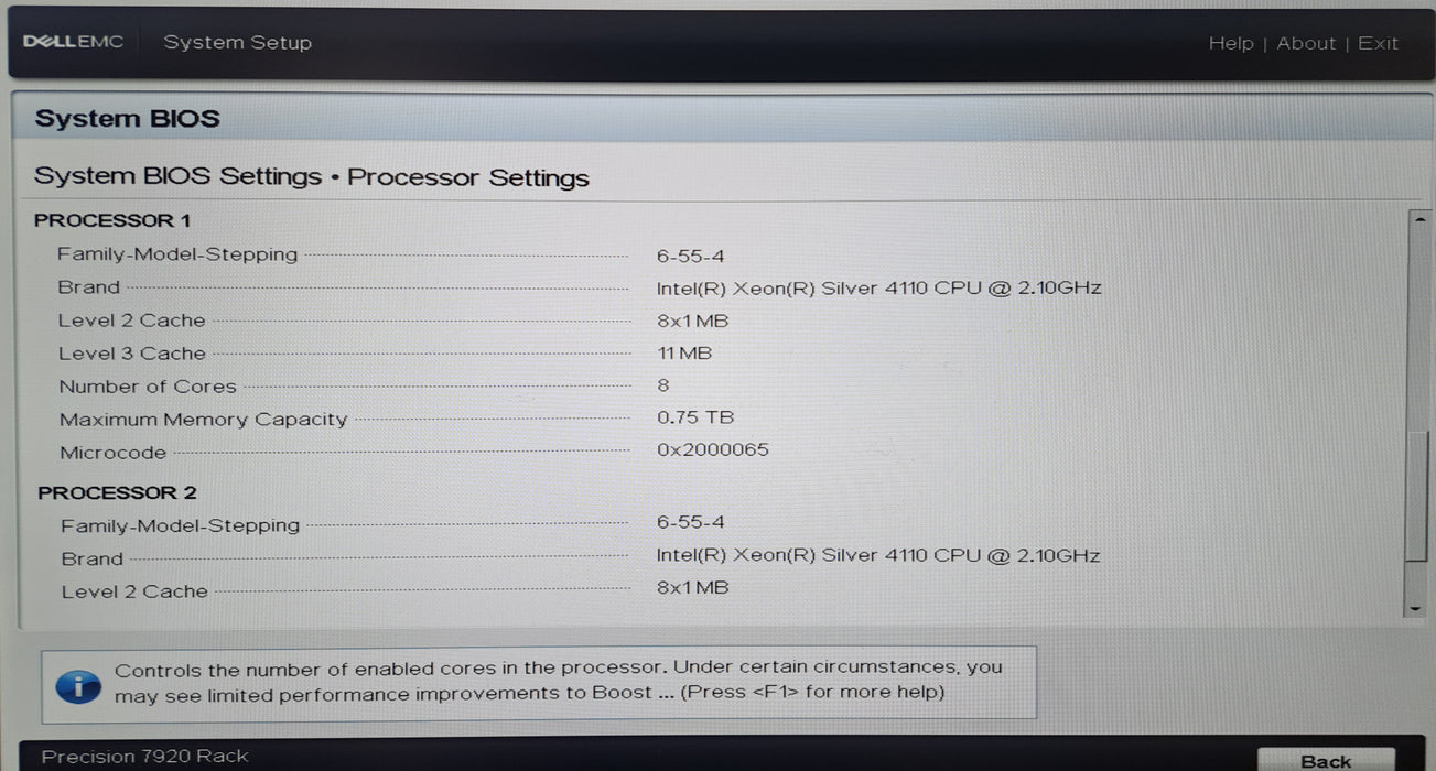 Dell Precision 7920 Rack 2x Silver 4110 16GB DDR4 PERC H330 VROC sSATA SATA