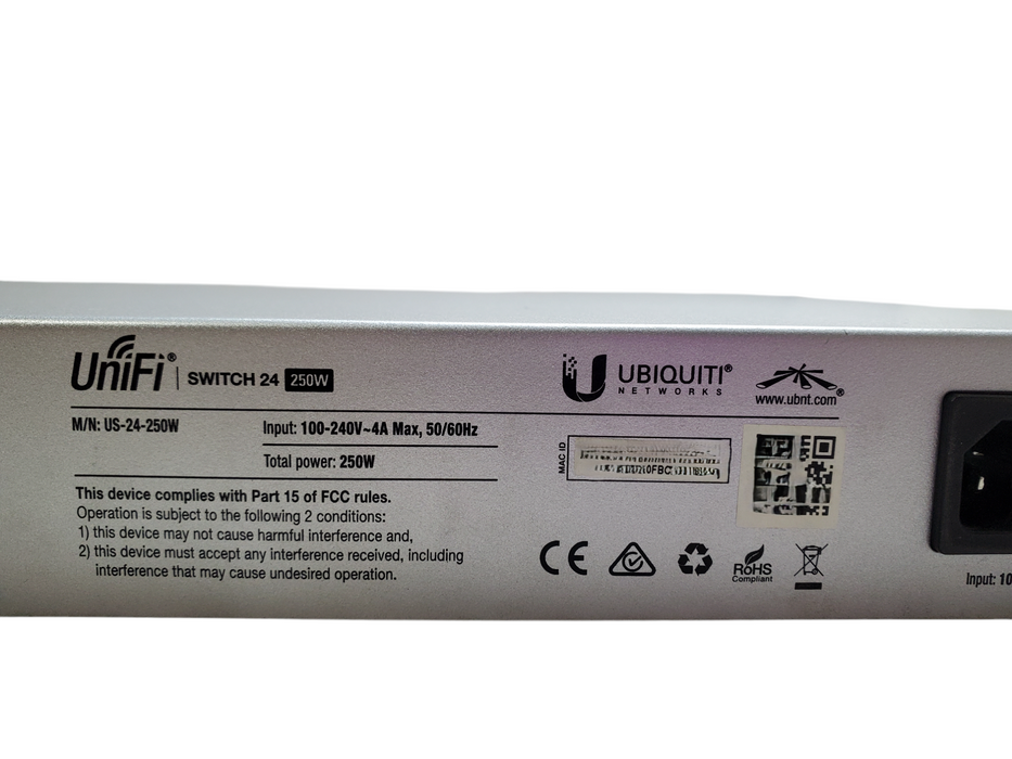 UniFi Switch 24 250W - US-24-250W | 24-Port Gigabit PoE Managed Switch
