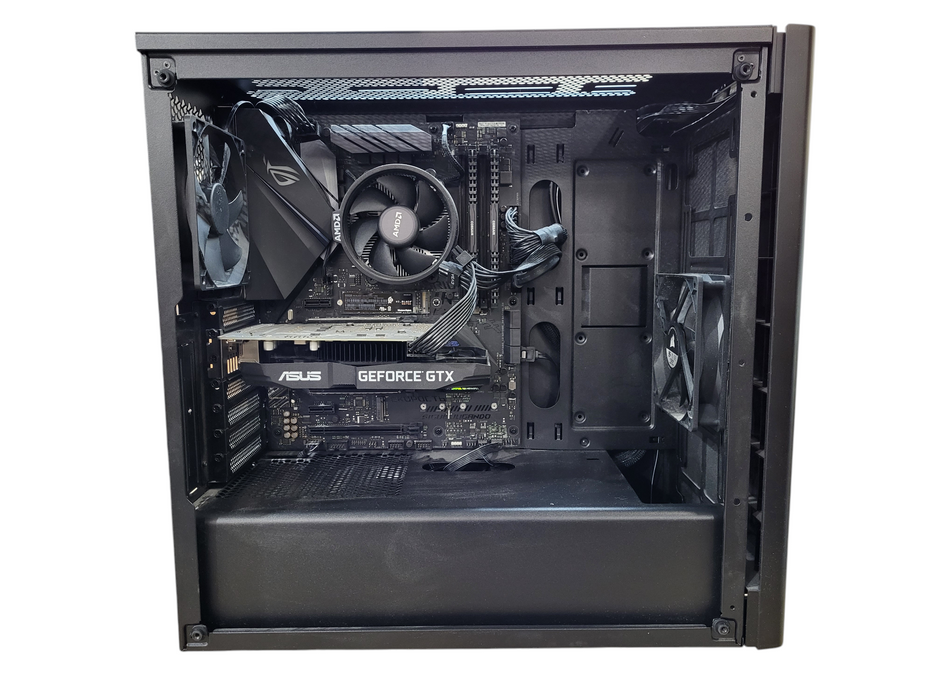 Gaming Desktop AMD Ryzen 5 2600 3.4GHz 16GB DDR4 500GB NVMe 1660Ti GPU 650W PSU