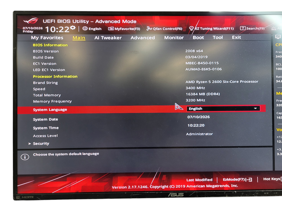 Gaming Desktop AMD Ryzen 5 2600 3.4GHz 16GB DDR4 500GB NVMe 1660Ti GPU 650W PSU