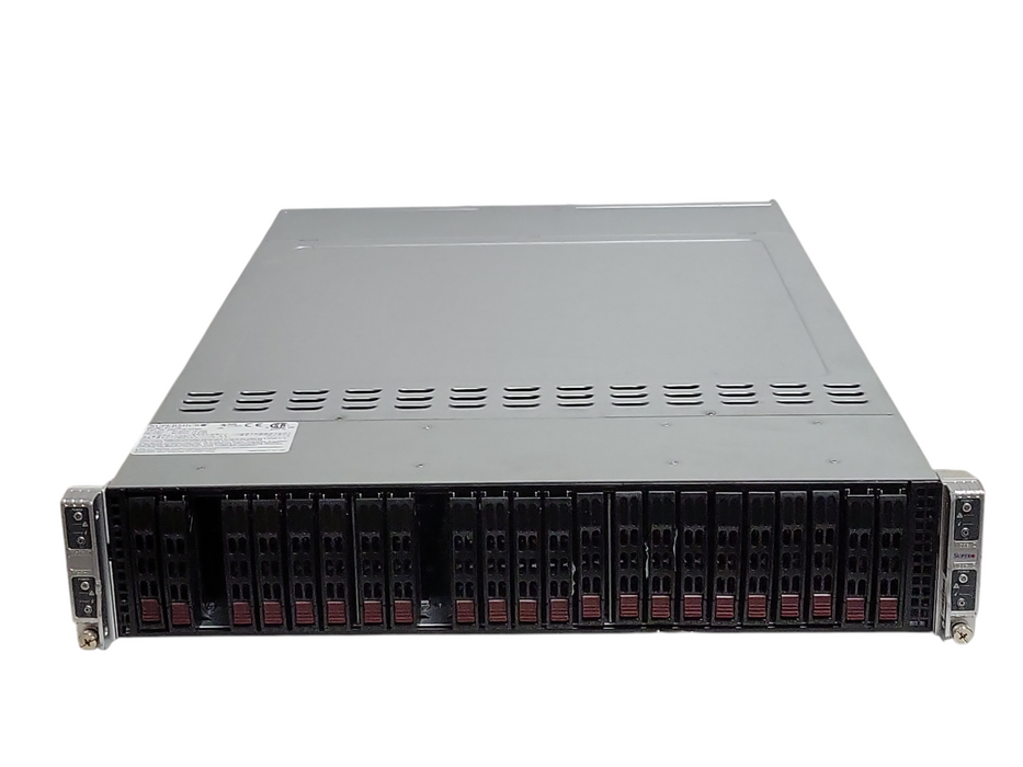 SuperMicro 217-16 X9DRT 4-Node Server, 8x Xeon E5-2620 2.0GHz, 384GB DDR3, 2xPSU