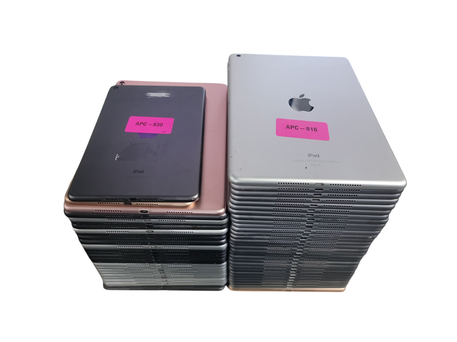 Lot of 59x Apple iPad's [A18xx - A26xx | C Condition][APC-24]