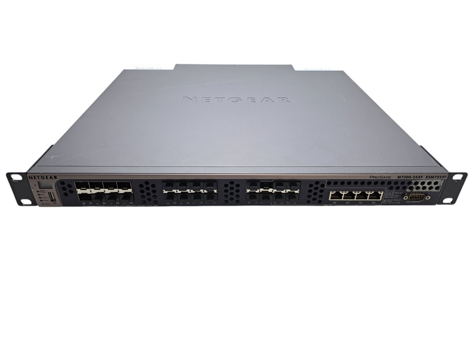 NetGear Prosafe M7300-24XF XSM7224S 24-Port 10GbE L2+ Managed Switch Dual PSU