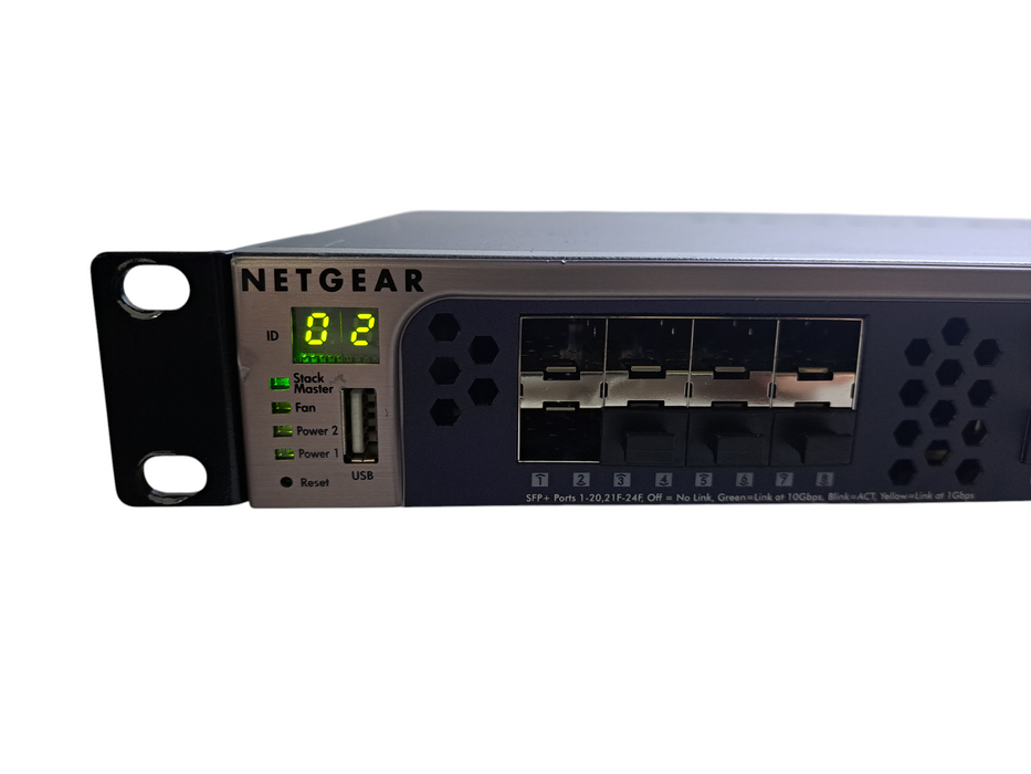 NetGear Prosafe M7300-24XF XSM7224S 24-Port 10GbE L2+ Managed Switch Dual PSU