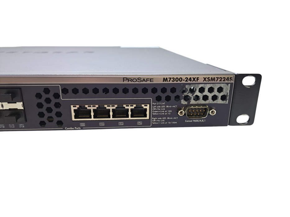 NetGear Prosafe M7300-24XF XSM7224S 24-Port 10GbE L2+ Managed Switch Dual PSU