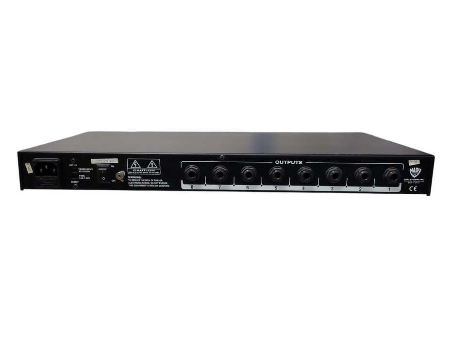 Nady Audio PRA-8 8-Channel Mic Preamp Professional Rackmount Preamplifier