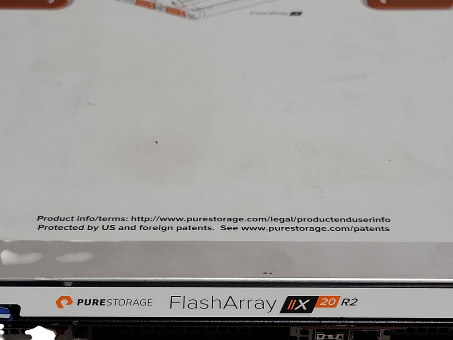 Pure storage flash array IIX20 R2 w/ 2x Xeon Silver 4114 CPUs and 64GB DDR4 RAM