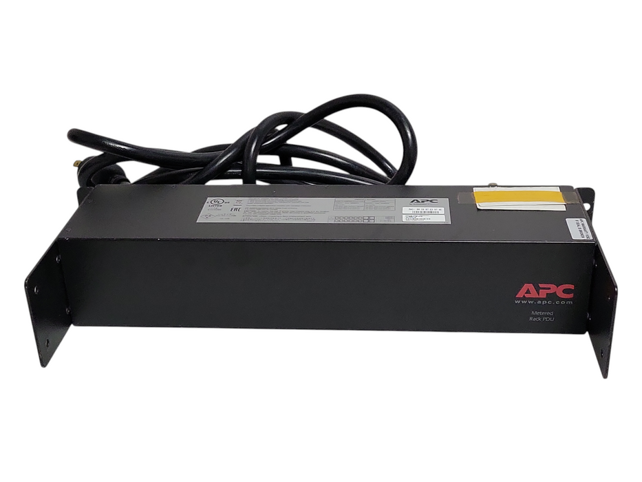 APC AP7811B 2U Rackmount Metered 30A 208V 16-Outlet PDU