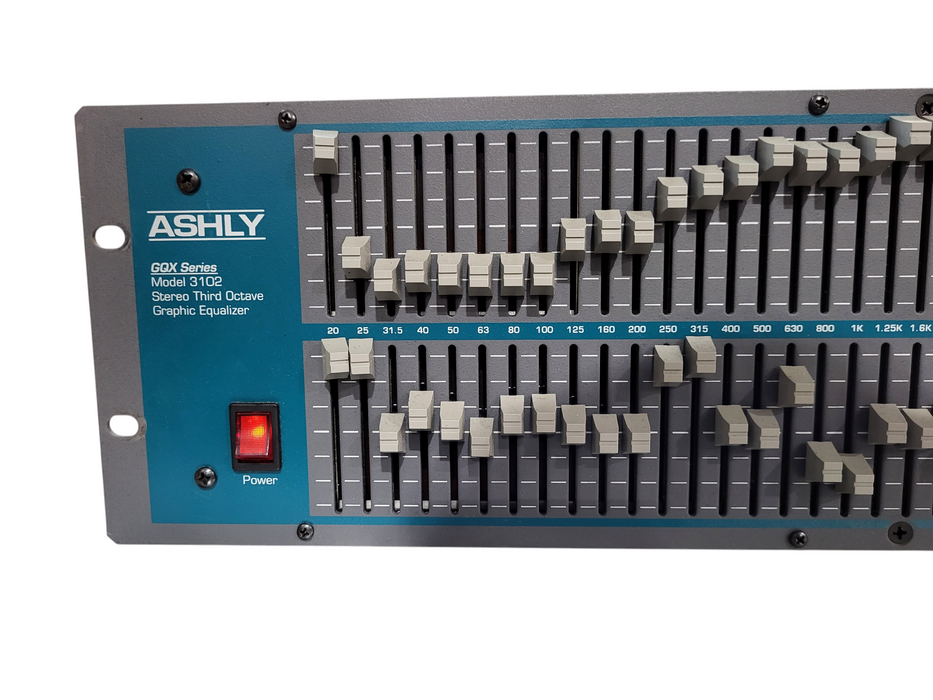 Ashly GQX-3102 2-Channel 31-Band Graphic Equalizer