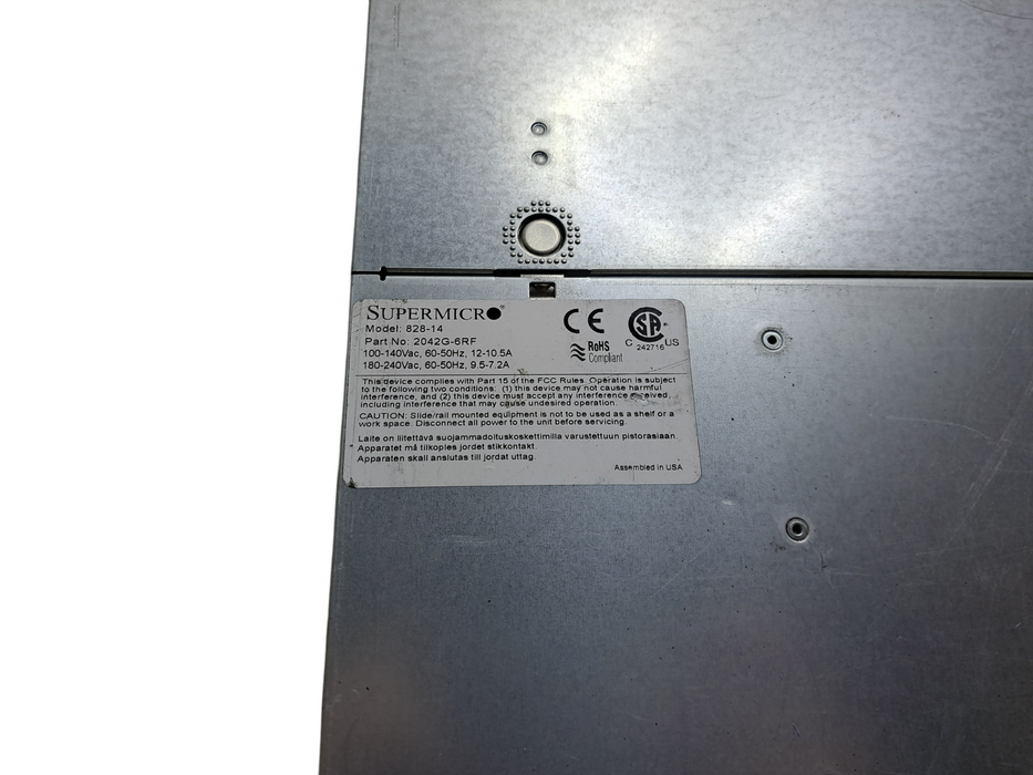 Supermicro CSE-828/2042G-6RF | 4x AMD Opteron 6234, 56GB RAM, SMC2008-IR, 2x PSU