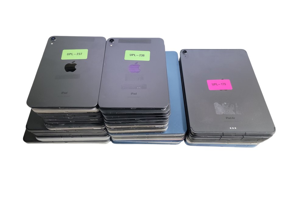 Lot of 57x Apple iPad's [USB-C | B/C Condition][UPL-6]