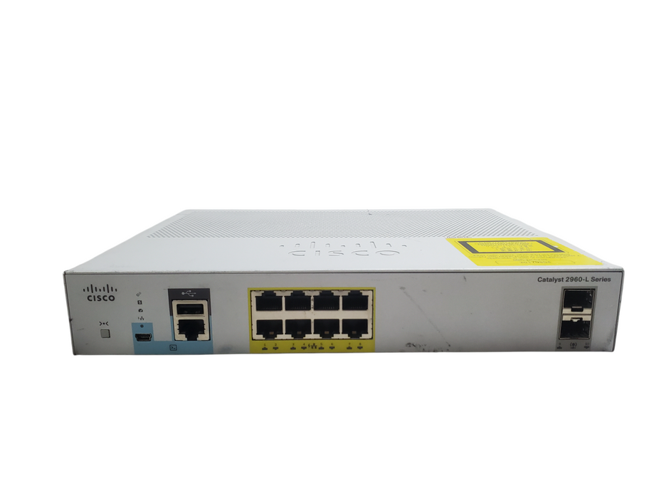 Cisco WS-C2960L-8PS-LL V01, PoE Gigabit Managed Switch