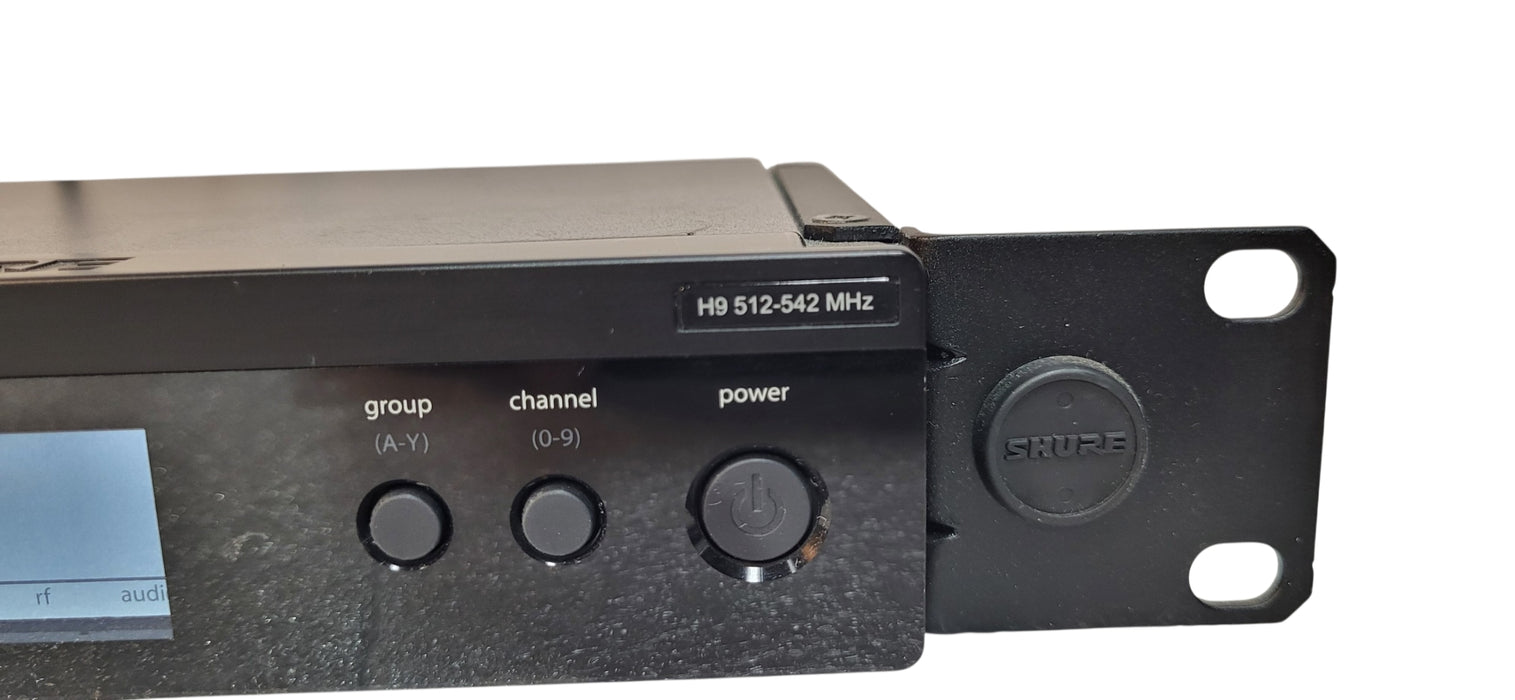 Shure BLX4R BLX Rackmountable Wireless Receiver With Rack Mounts H9, 512-542 MHz