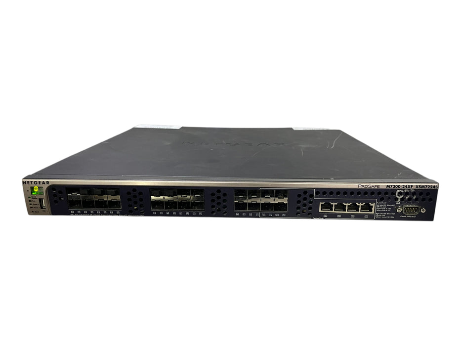 NetGear Prosafe M7300-24XF XSM7224S 24-Port 10GbE L2+ Managed Switch, 2x PSU