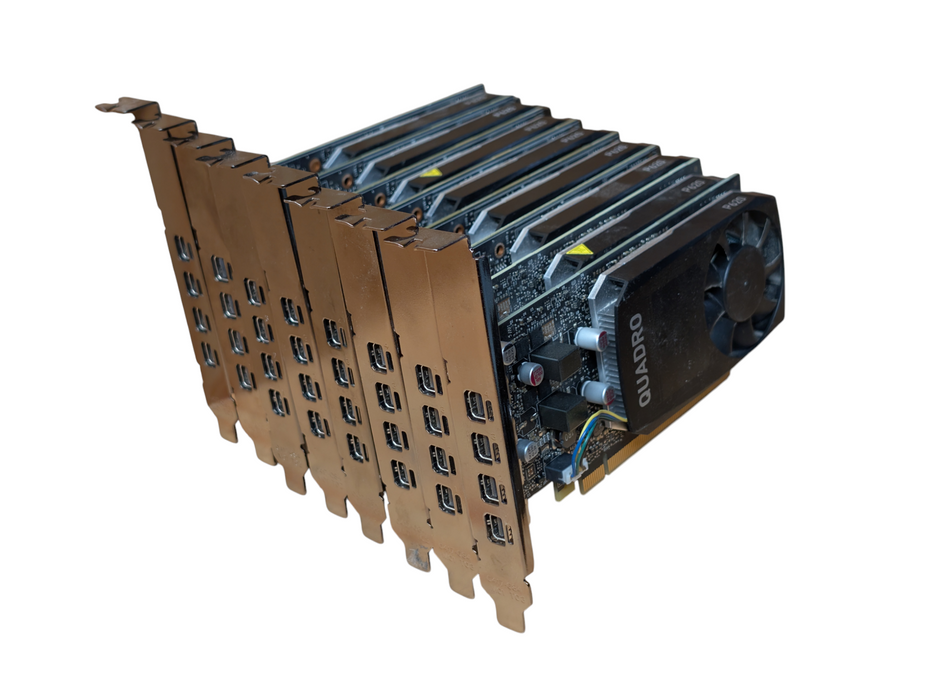 Lot of 8x NVIDIA Quadro P620 2GB GPU