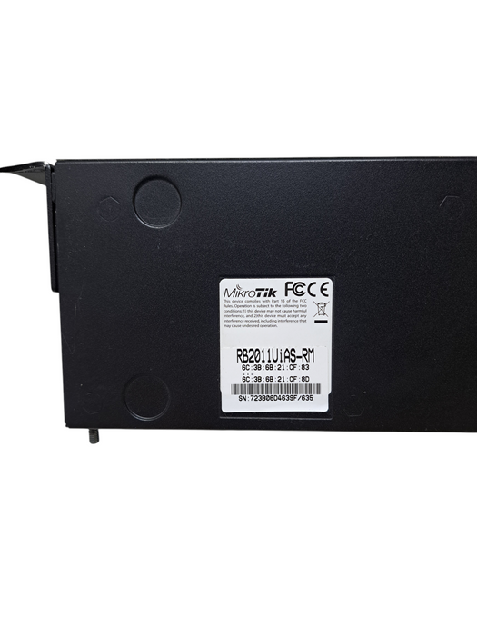 MikroTik RB2011UiAS-RM 10-Port Rack Mountable Fast/Gigabit Ethernet Router