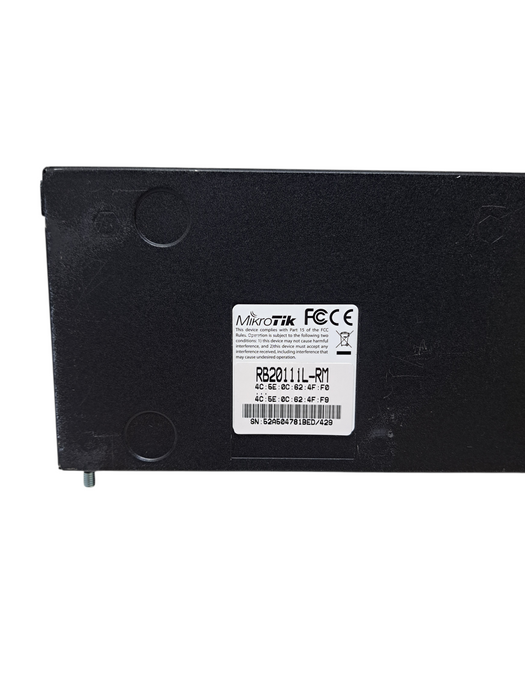 MikroTik RB2011iL-RM 10-Port Fast/Gigabit Ethernet Router