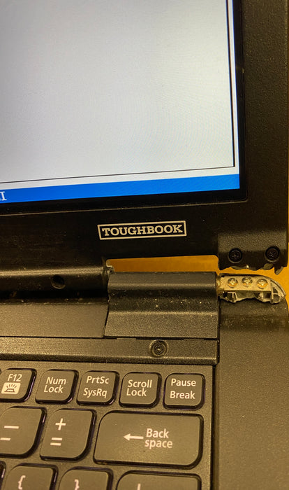 Panasonic ToughBook FZ-55 TOUCH i5-1345U 16GB Broken Hinge For Parts/Repair READ