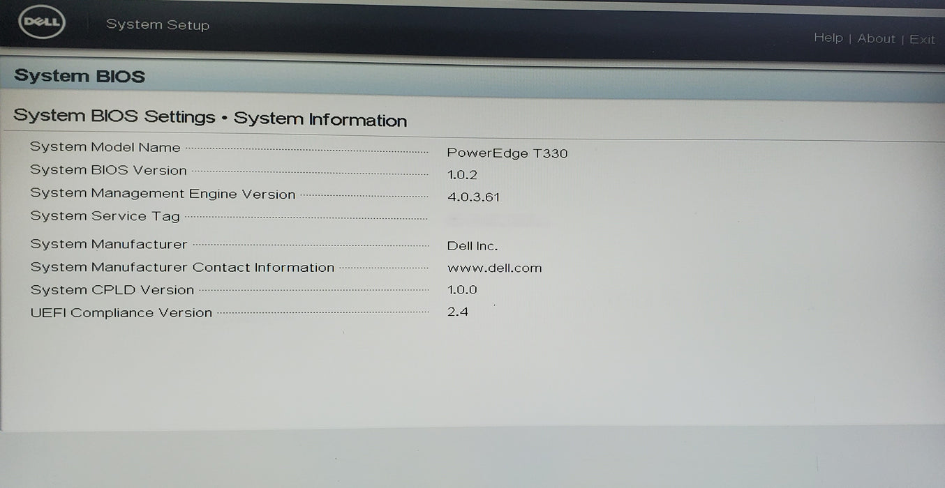 Dell PowerEdge T330 - Xeon E3-1220 v5, 8GB DDR4, H730 - No HDD