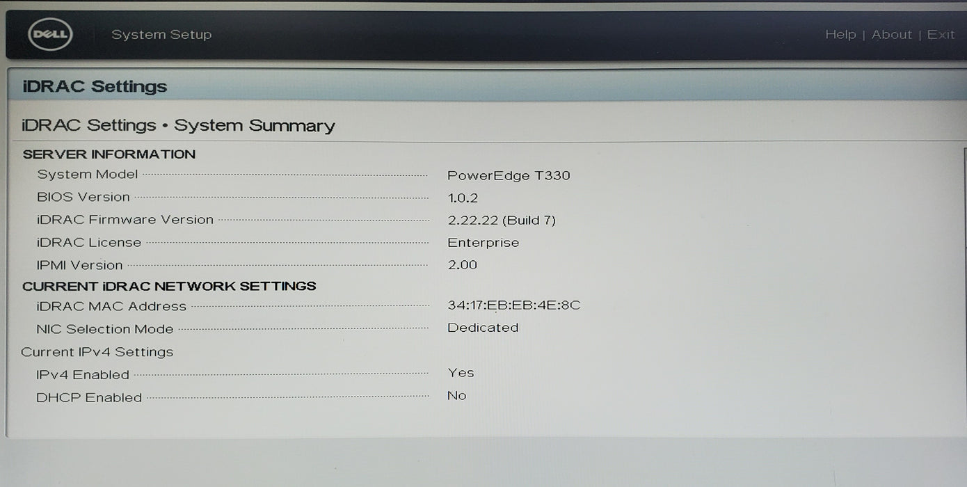 Dell PowerEdge T330 - Xeon E3-1220 v5, 8GB DDR4, H730 - No HDD