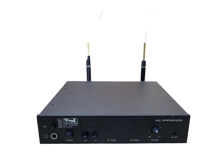 Anchor Audio PLL Synthesized UHF True Diversity Receiver 682-698 Mhz No AC