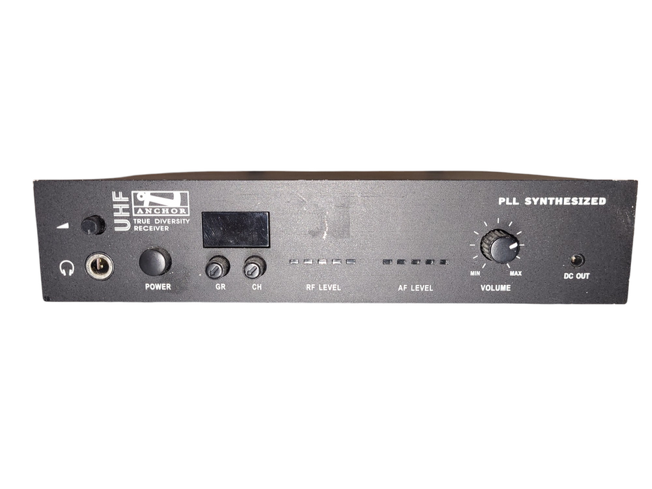 Anchor Audio PLL Synthesized UHF True Diversity Receiver 682-698 Mhz No AC